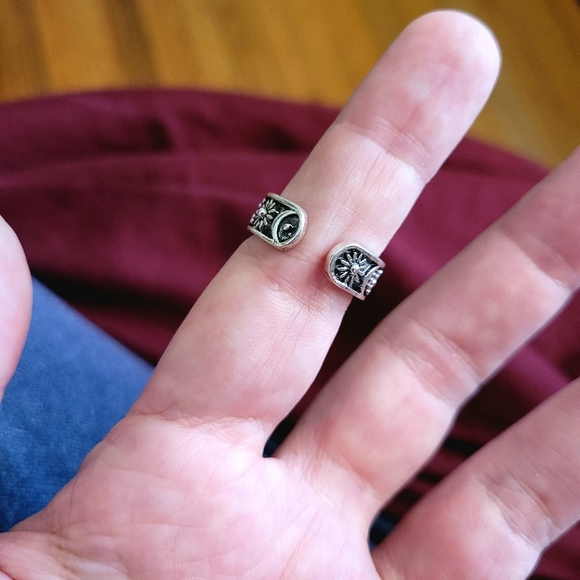 Sun Moon Stars Silver Ring Size 7 - Picture 6 of 10